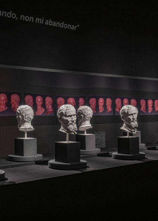 Michelangelo Accademia busts